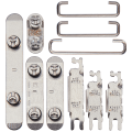 Hard Buttons (Power / Volume / Switch) Compatible For iPhone 15 Pro / 15 Pro Max (White Titanium)