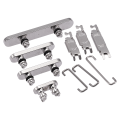 Hard Buttons (Power / Volume / Switch) Compatible For iPhone 15 Pro / 15 Pro Max (White Titanium)