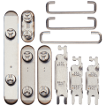 Hard Buttons (Power / Volume / Switch) Compatible For iPhone 15 Pro / 15 Pro Max (Blue Titanium)