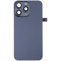 Back Glass w/ MagSafe Magnet & NFC & Flashlight Flex For iPhone 15 Pro Max (Aftermarket) (Blue Titanium) (No Logo)