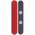 5G Glass Edge Strip Compatible For iPhone 12 / 12 Mini (Red)