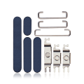 Hard Buttons (Power / Volume / Switch) Compatible For iPhone 15 Pro / 15 Pro Max (Blue Titanium)