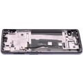 LCD Assembly With Frame Compatible For Motorola Moto G Stylus 6.8" (XT2115 / 2021) (Genuine OEM) (Aurora Black)