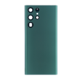 Back Cover Glass With Camera Lens Compatible Samsung Galaxy S22 Ultra (Service Pack) (Green)