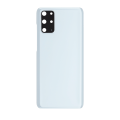 Back Cover Glass With Camera Lens Compatible For Samsung Galaxy S20 Plus (Service Pack) (Cloud White)