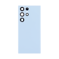 Back Cover Glass With Camera Lens Compatible For Samsung Galaxy S23 Ultra 5G (Service Pack) (Sky Blue)