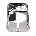 Mid-Frame Housing With Power And Volume Button Compatible For iPhone 15 Pro (US Version) (Used OEM Pull: Grade C) (Natural Titanium)