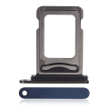 Dual Sim Card Tray Compatible For iPhone 15 Pro / 15 Pro Max (Blue Titanium)