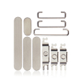 Hard Buttons (Power / Volume / Switch) Compatible For iPhone 15 Pro / 15 Pro Max (Natural Titanium)