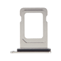 Dual Sim Card Tray Compatible For iPhone 11 Pro / 11 Pro Max (Matte Silver)