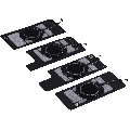 Loudspeaker Compatible For iPad Pro 12.9" 3rd Gen (2018) (4 Piece Set / Big)