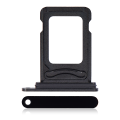 Dual Sim Card Tray Compatible For iPhone 14 Pro / 14 Pro Max (Space Black)