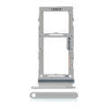 Dual Sim Card Tray Compatible For Samsung Galaxy S20 (Cosmic Silver)