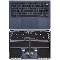 Top Case Assembly With Battery And Keyboard Compatible For MacBook Air 13" (A2681 / Mid 2022) (UK Keyboard) (Midnight)