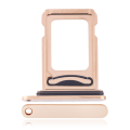 Dual Sim Card Tray Compatible For iPhone 12 Pro / 12 Pro Max (Gold)