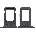 Single Sim Card Tray Compatible For iPhone 11 (Black)