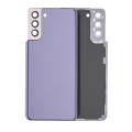 Back Cover Glass With Camera Lens Compatible For Samsung Galaxy S21 Plus (Service Pack) (Phantom Violet)