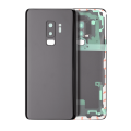 Back Cover Glass With Camera Lens Compatible For Samsung Galaxy S9 Plus (No Logo) (Aftermarket Plus) (Midnight Black)