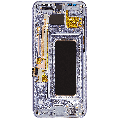 OLED Assembly With Frame Compatible For Samsung Galaxy S8 Plus (Refurbished) (Arctic Silver)