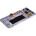 OLED Assembly With Frame Compatible For Samsung Galaxy S8 Plus (Refurbished) (Arctic Silver)
