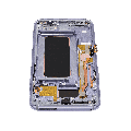 OLED Assembly With Frame Compatible For Samsung Galaxy S8 Plus (Refurbished) (Arctic Silver)