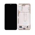 OLED Assembly With Frame Compatible For Samsung Galaxy S22 Plus 5G (US & International Version) (Refurbished) (Pink Gold / Violet)