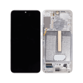 OLED Assembly With Frame Compatible For Samsung Galaxy S22 Plus 5G (US & International Version) (Refurbished) (White)