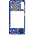 Mid-Frame Housing Compatible For Samsung Galaxy A41 (A415 / 2020) (Aftermarket Plus) (Prism Crush Blue)
