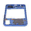 Mid-Frame Housing Compatible For Samsung Galaxy A41 (A415 / 2020) (Aftermarket Plus) (Prism Crush Blue)