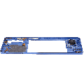 Mid-Frame Housing Compatible For Samsung Galaxy A41 (A415 / 2020) (Aftermarket Plus) (Prism Crush Blue)
