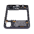 Mid-Frame Housing Compatible For Samsung Galaxy A41 (A415 / 2020) (Aftermarket Plus) (Prism Crush Black)