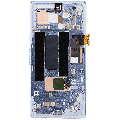 OLED Assembly With Frame (With Finger Print Scanner) Compatible For Google Pixel 7a 5G (Refurbished) (Sea)