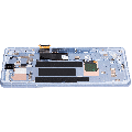 OLED Assembly With Frame (With Finger Print Scanner) Compatible For Google Pixel 7a 5G (Refurbished) (Sea)