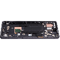 OLED Assembly With Frame (With Finger Print Scanner) Compatible For Google Pixel 7a 5G (Refurbished) (Charcoal) 