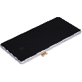 OLED Assembly With Frame (With Finger Print Scanner) Compatible For Google Pixel 7a 5G (Refurbished) (Snow) 