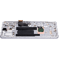 OLED Assembly With Frame (With Finger Print Scanner) Compatible For Google Pixel 7a 5G (Refurbished) (Snow) 