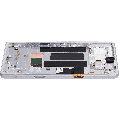 OLED Assembly With Frame (With Finger Print Scanner) Compatible For Google Pixel 7a 5G (Refurbished) (Snow) 
