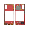Mid-Frame Housing Compatible For Samsung Galaxy A41 (A415 / 2020) (Aftermarket Plus) (Prism Crush Red)