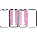 3 in 1  (Glass With OCA Pre-Installed + Frame) Compatible For iPhone 15 Plus (OCA Master)