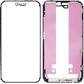 3 in 1  (Glass With OCA Pre-Installed + Frame) Compatible For iPhone 15 Plus (OCA Master)