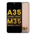 OLED Assembly Without Frame Compatible For Samsung Galaxy A35 (A356 / 2024) / M35 (M356 / 2024) (Refurbished) (All Colors) 