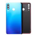 Back cover Glass With Camera Lens Compatible For Huawei P30 Lite / Nova 4E (4GB RAM / Without Logo) (Peacock Blue)