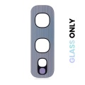 Back Camera Lens (Glass Only) With Adhesive Compatible For Samsung Galaxy S10E (Prism White) (Service Pack)