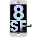 LCD Assembly With Steel Plate Compatible For iPhone 8 / SE (2020 / 2022) (Service Pack) (White)