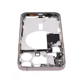 Mid-Frame Housing With Power And Volume Button Compatible For iPhone 15 Pro Max (US Version) (Aftermarket Plus) (Natural Titanium)