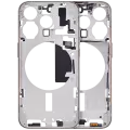 Mid-Frame Housing With Power And Volume Button Compatible For iPhone 15 Pro (International Version) (Aftermarket Plus) (Natural Titanium)