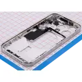 Mid-Frame Housing With Power And Volume Button Compatible For iPhone 15 Pro (International Version) (Aftermarket Plus) (Natural Titanium)