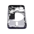 Mid-Frame Housing With Power And Volume Button Compatible For iPhone 15 Pro (US Version) (Aftermarket Plus) (Blue Titanium)