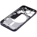 Mid-Frame Housing With Power And Volume Button Compatible For iPhone 15 Pro (US Version) (Aftermarket Plus) (Blue Titanium)