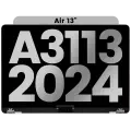 Complete LCD Display Assembly Compatible For MacBook Air 13" (A3113 / 2024) (Used OEM Pull: Grade A) (Silver)